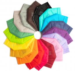 FFP2 Masken - Farben 10 Stk grau