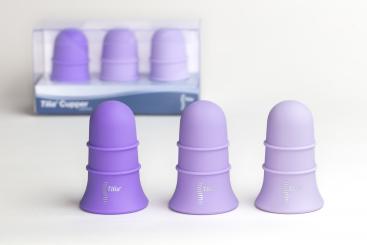 Tilia Cupper - traditional 3er Set lila 