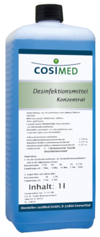 Desinfektionsmittel von cosiMed, Konzentrat 1 Liter Flasche