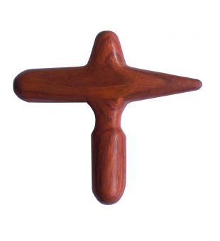 Massagekreuz aus Holz 