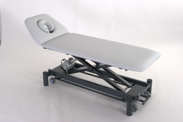 GENUA S2, 65 x 200 cm 2-teilige Behandlungsliege Hydraulik mit Rädersystem